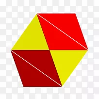 立方体三角形多面体面顶点图形三角形