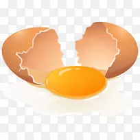 煎蛋蛋黄鸡夹艺术碎屑