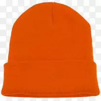 鸭舌兰针织帽雅瓦派学院-安全橙色