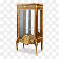 拿破仑三世型陈列柜古董桌