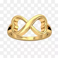 永恒戒指珠宝金项链-戒指
