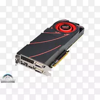 显卡和视频适配器和Radeon Rx 200系列和Radeon软件深红蓝宝石技术