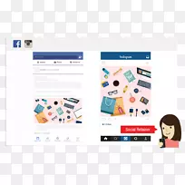 平面设计网页-社交媒体