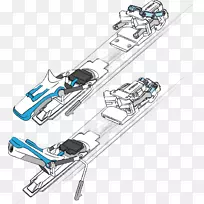 滑雪装订汽车设计汽车线-高山滑雪