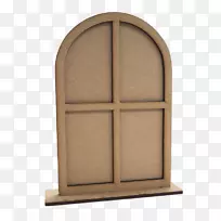 创意表达公司窗木中密度纤维板拱窗