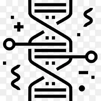 遗传工程遗传学计算机图标dna基因工程