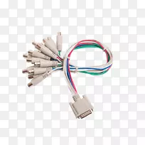 网络电缆显卡和视频适配器电缆数据通路导线.bnc连接器