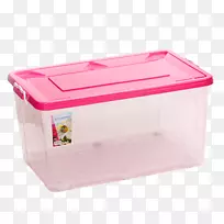 塑料粉红m储存篮