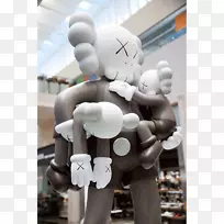 诺思帕克中心艺术雕塑画青铜梅西-KAWS