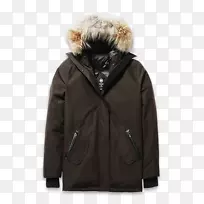 大衣、毛皮、服装、夹克、兜帽-加拿大鹅
