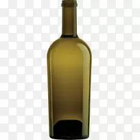 玻璃瓶白葡萄酒杯