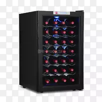 葡萄酒冷却器电脑箱和外壳多媒体家用电器.葡萄酒冷却器