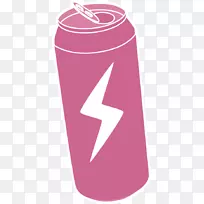 粉红色m字体-运动能量饮料