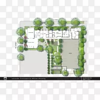 莫哈维罗建筑师庭院平面图-设计