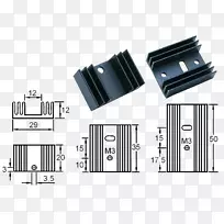 散热器Grumman x-29角散热器