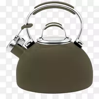 吹口哨的水壶感应烹饪范围茶壶炉顶水壶