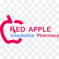 红苹果互动药房Walgreens标识-苹果