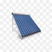 太阳能集热器太阳能电池板太阳能空调供暖系统