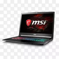 png电脑MSI gs73vr隐形机PRO 4k分辨率msi gs 63隐形机