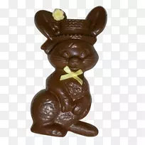 巧克力棒棒糖果冻豆兔糖巧克力兔子