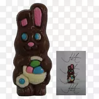 复活节兔子巧克力兔糖巧克力兔