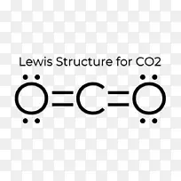 路易斯结构二氧化碳共振图电子刘易斯结构