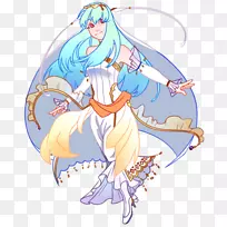 火徽命运艺术绘画剪贴画-啊，你是女神