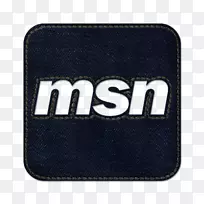 MSN信使电脑图标MSN游戏Hotmail-蓝色方块
