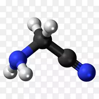 氨基乙腈二乙烯三胺氨基酸分子模型