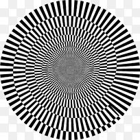 光学错觉神圣几何重叠圆网格.棋盘
