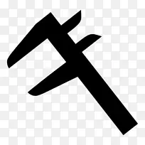 卡尺电脑图标游标卡尺剪贴画