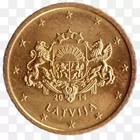 拉脱维亚欧元硬币