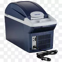 冷却器电冷盒q40 12 v 230 v铝40 l ecc=a+mobiool t08直流金属蓝色硬件/电子穹顶热电冷却