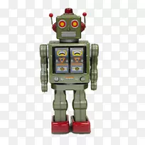 机器人艺术锡玩具雕像机器人