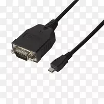 串行电缆适配器rs-232微usb串口.usb