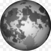 超级月亮月圆剪贴画-月亮