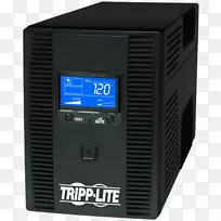 电源转换器ups电脑机箱和外壳Tripp Lite智能1500 va不间断电源