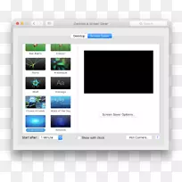 笔记本电脑屏幕保护程序MacOS桌面壁纸-屏幕保护程序