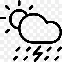 雨天预报云风向-雨