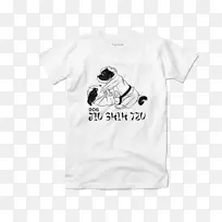 t恤，史祖犬，宝宝和幼童，一件袖子-t恤