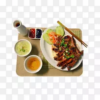 泰国料理越南菜午餐配方椰奶-米饭
