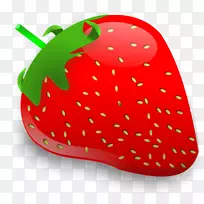 草莓电脑图标短片剪贴画-草莓