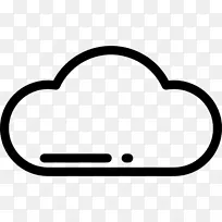 云计算计算机图标气象学云