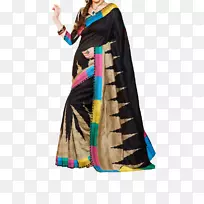 bhagalpuri丝绸sari parthani柞蚕丝