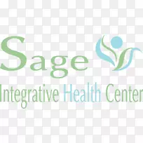 SAGE综合保健中心标志营养保健-健康