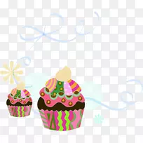 蛋糕松饼草莓奶油蛋糕生日蛋糕