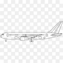 波音767-200窄体飞机航空航天工程.波音767