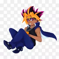 Yugi Mutou数码艺术迷艺术余-基-哦！-雅美高塔姆