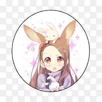 兔子复活节兔子耳朵卡通-兔子