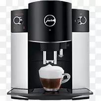 咖啡浓缩咖啡机卡布奇诺朱拉d6-咖啡